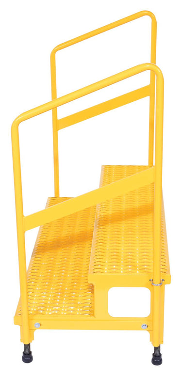 ADJ STEP STAND 2 STEP W/HANDRAIL 48 X 23 - Model ASP-48-HR